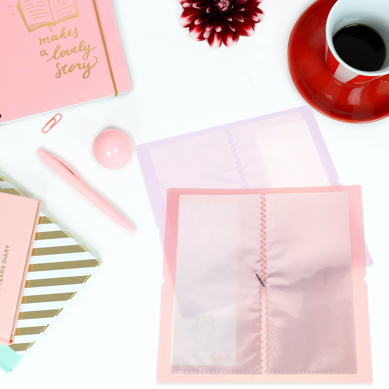 2Pcs Clear Storage Album Stick - огляд і ціна Stationery Books