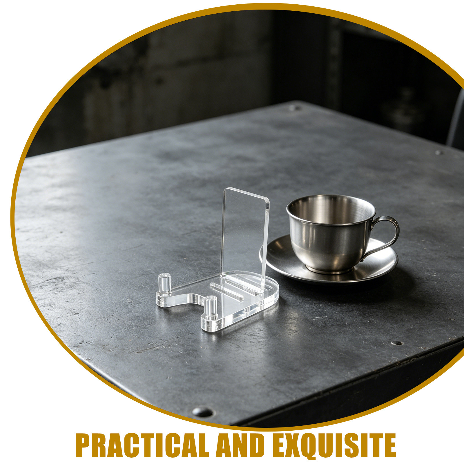 Clear Acrylic Plate Holder Sta - огляд і ціна Clear Acrylic Book Stand Holder