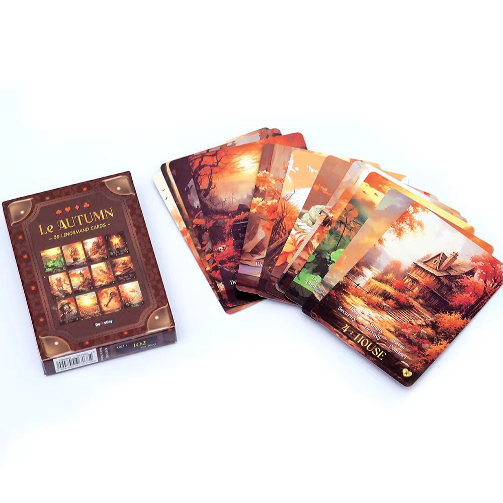 Lenormand Tarot Deck Le Autumn - огляд і ціна Tarot Deck With Guidebook