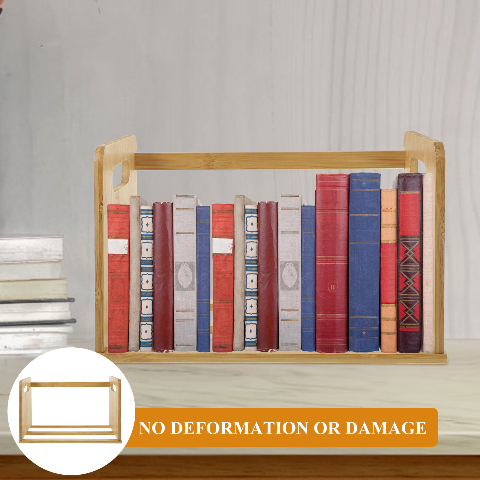 Wooden Desktop Bookshelf Vinyl - огляд і ціна Magazines