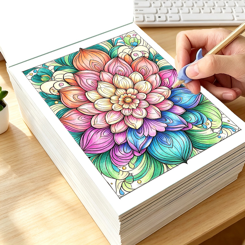 Adult Animal Coloring Book Lit - огляд і ціна Adult Coloring Book Stress Relief