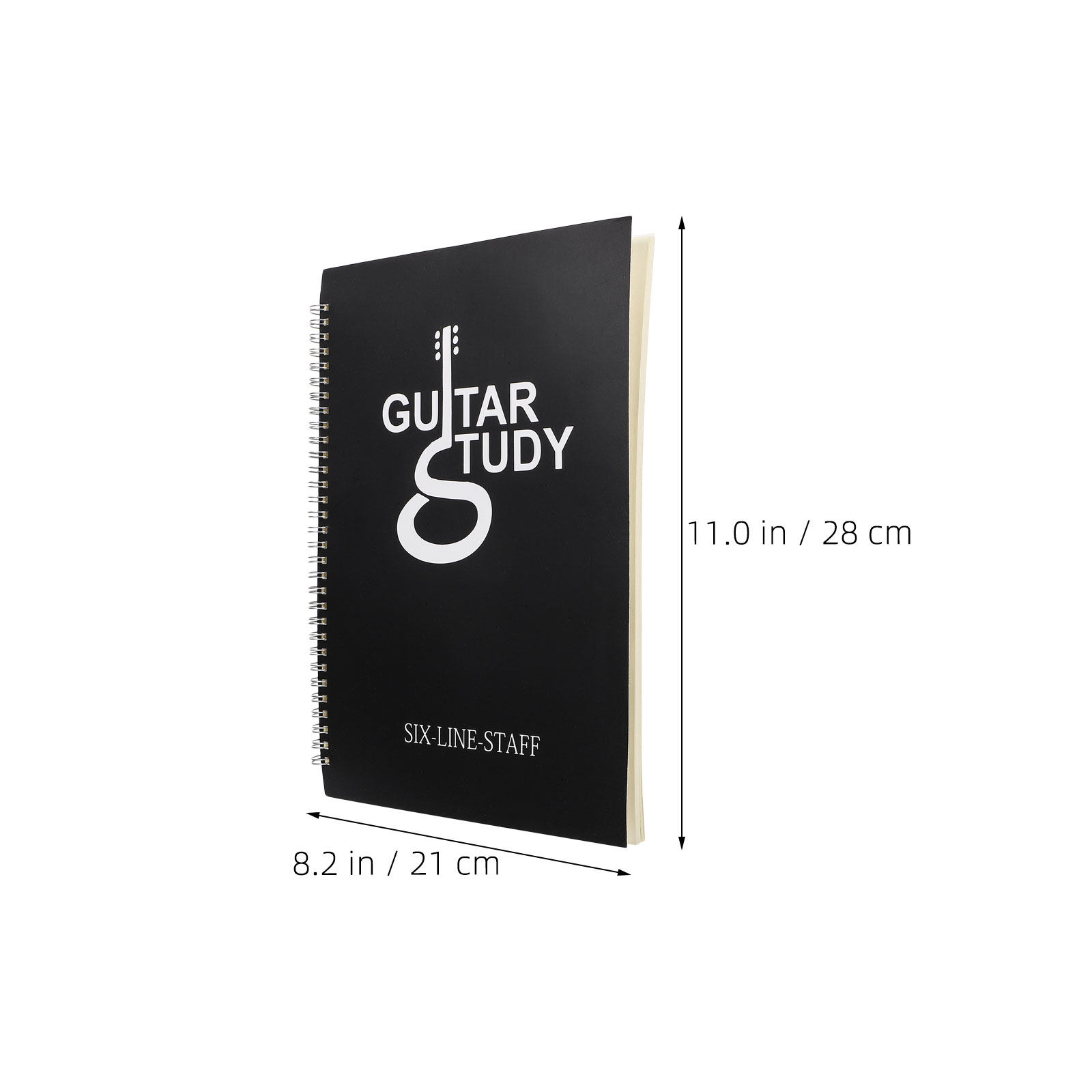 2Pcs 6 String Guitar Tablature - огляд і ціна Blank Sheet Music Notebook