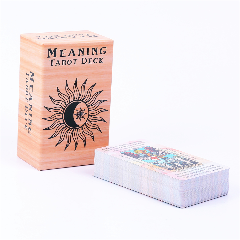 12*7cm Meaning Tarot Deck In S - огляд і ціна Tarot Deck With Guidebook