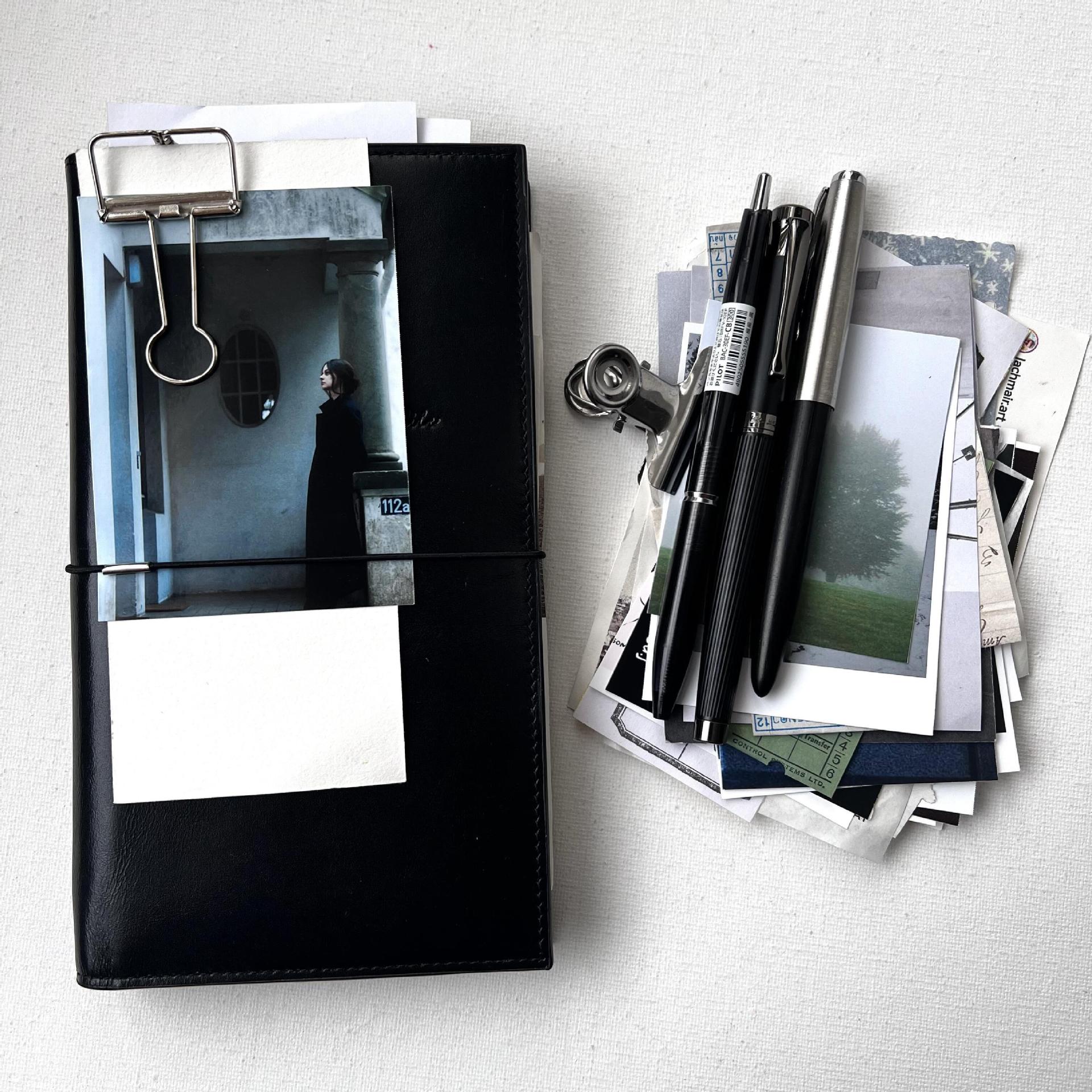 Black Leather A6 Loose-Leaf No - огляд і ціна Vintage Leather Journal Notebook