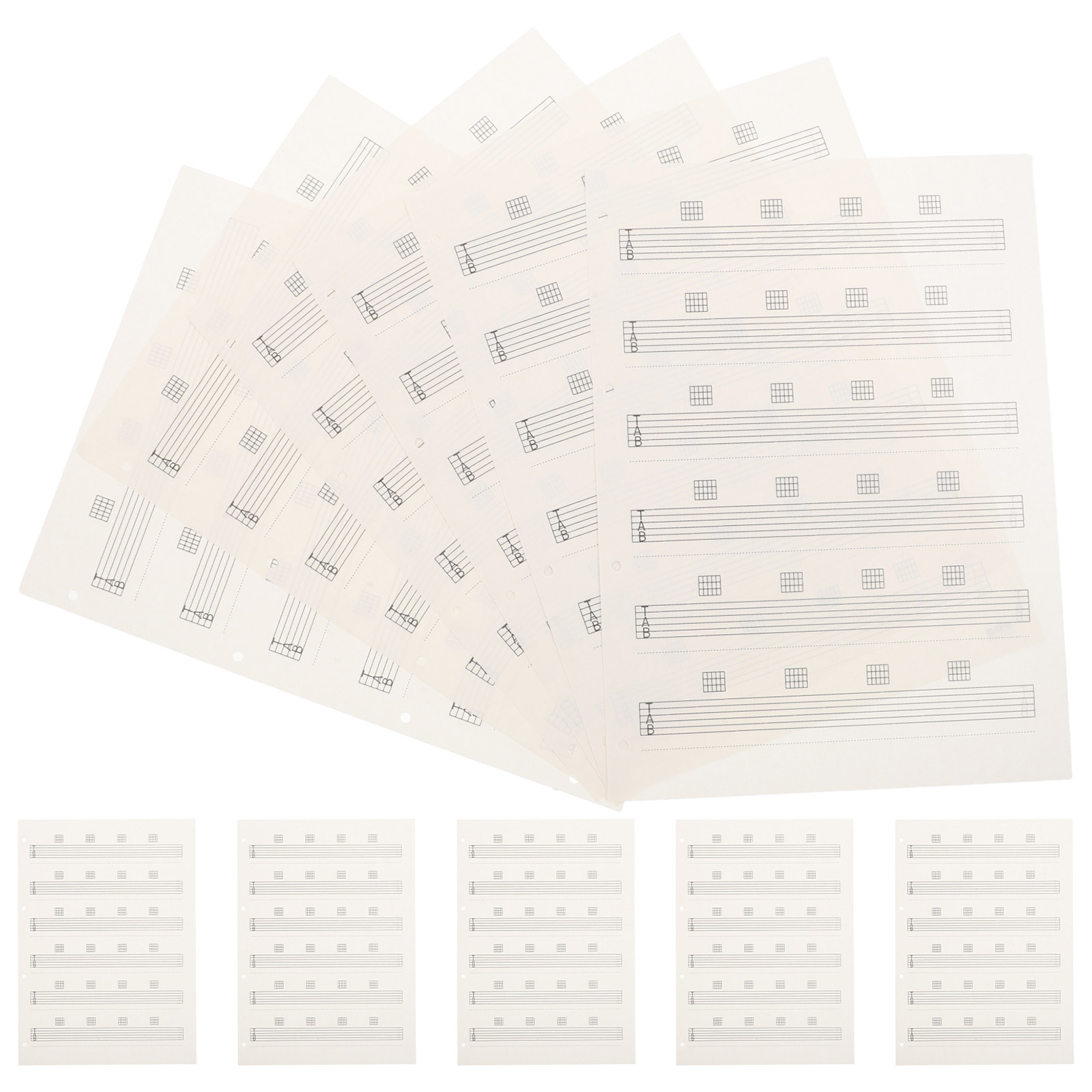 85Pcs Portable Blank Music She - огляд і ціна Blank Sheet Music Notebook